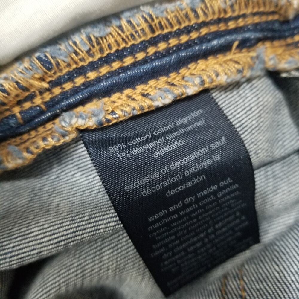 Tommy Hilfiger Womens Jean Skirt 12 Denim Y2K Mini Short Zipper Medium Wash - Picture 10 of 12
